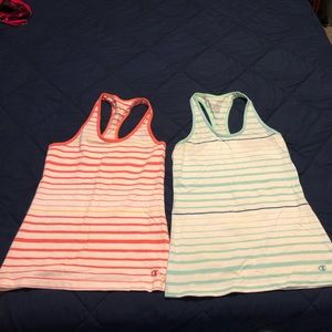 Set of 2 champion tank tops, juniors medium